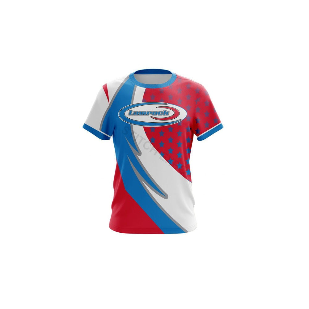 Custom sublimated t-shirt with vibrant full-color design