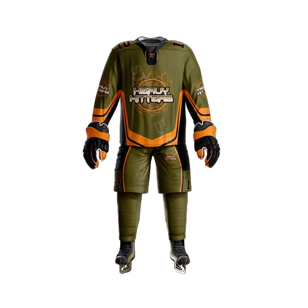 Ice hockey training uniform with lightweight fabric
