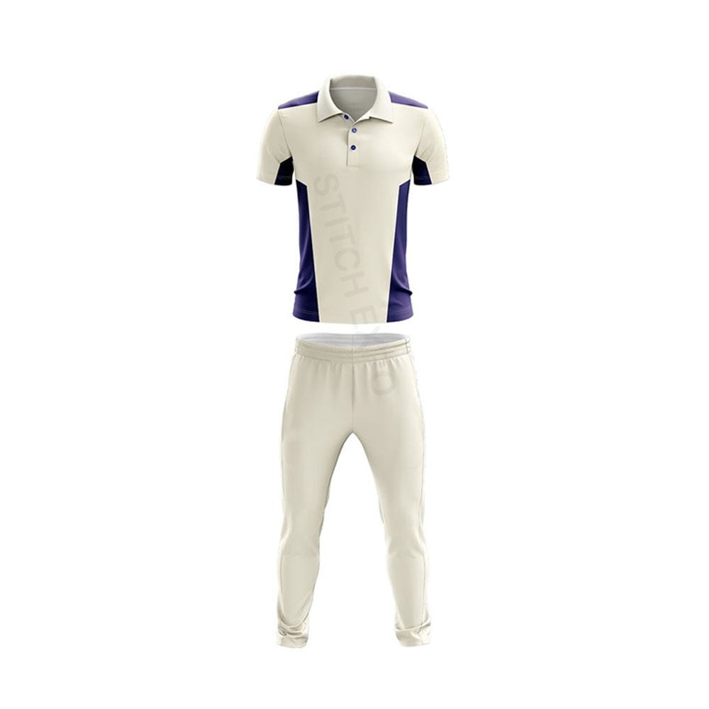 Custom Test Cricket Uniform – White Kit