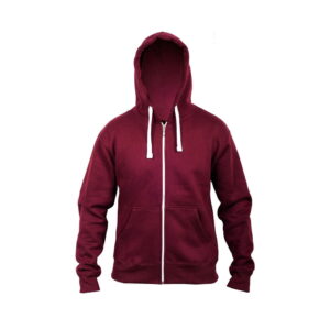 Full-Zip Custom Embroidered Hoodie - High-Quality Logo Stitching