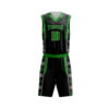 Custom sleeved basketball jersey with breathable stretch fabric