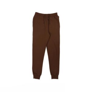 Custom embroidered sweatpants with detailed stitching