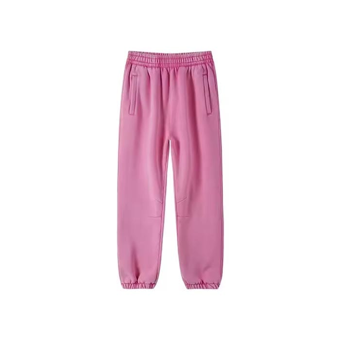 Regular fit joggers made from soft cotton-poly blend fleece