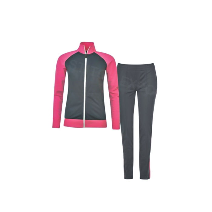 Women’s custom slim-fit hoodie and leggings tracksuit for activewear