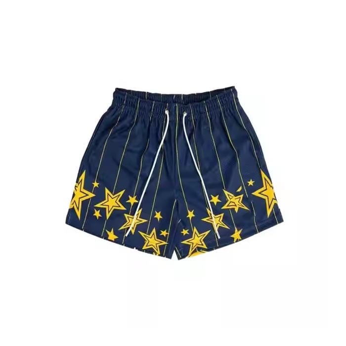 Custom lightweight mesh running shorts with breathable performance fabric