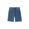 Custom printed denim shorts with unique graphic designs