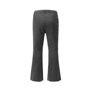 Custom screen-printed flared sweatpants – soft fleece wide-leg terry joggers
