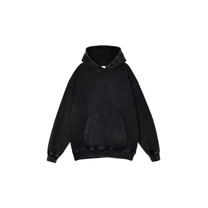 Heavyweight acid wash hoodie with a premium thick material for extra warmth.