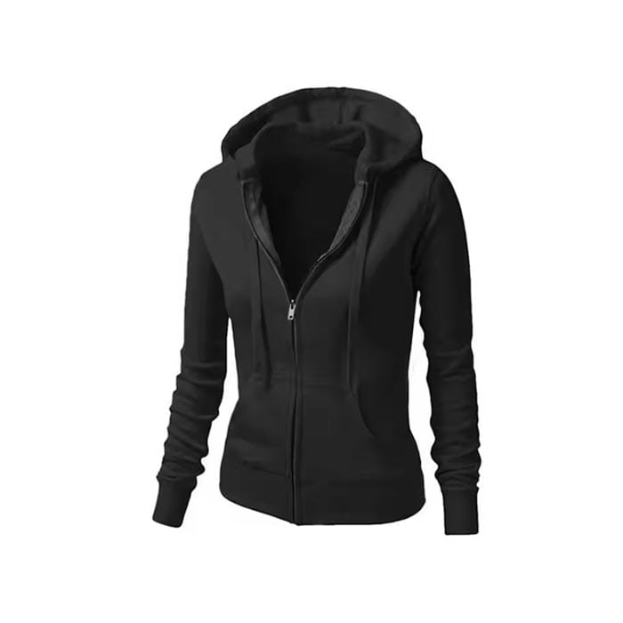 Women's acid-washed zip-up hoodie with a retro vibe
