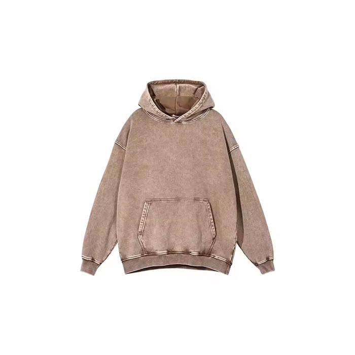 Custom Acid Washed Hoodie with Vintage Look