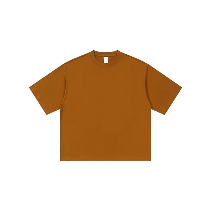 Boxy fit heavyweight t-shirts for custom branding