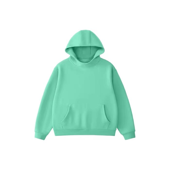 Custom oversized drop shoulder women's hoodie with premium fleece and relaxed fit