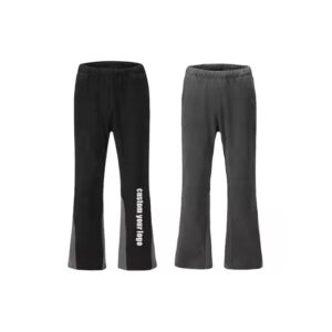 Custom DTG printed flared sweatpants – high-quality digital print wide-leg joggers