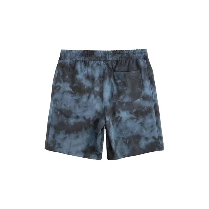 Custom tie dye shorts with high-quality embroidery for a unique look