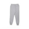 Custom grey fleece joggers with drawstring waistband and ribbed cuffs
