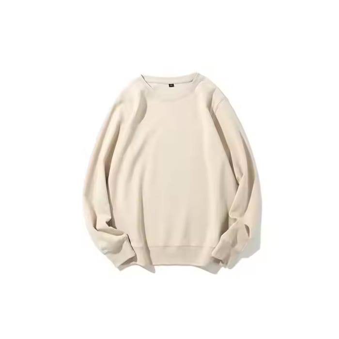 Loose fit sweatshirt – breathable cotton blend, customizable for streetwear brands.