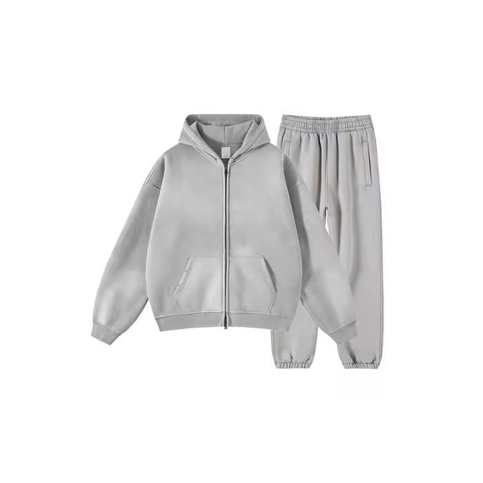 Custom loose fit hoodie and jogger tracksuit for casual wear