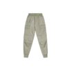 Baggy oversized cargo pants in beige with deep pockets and elastic waistband