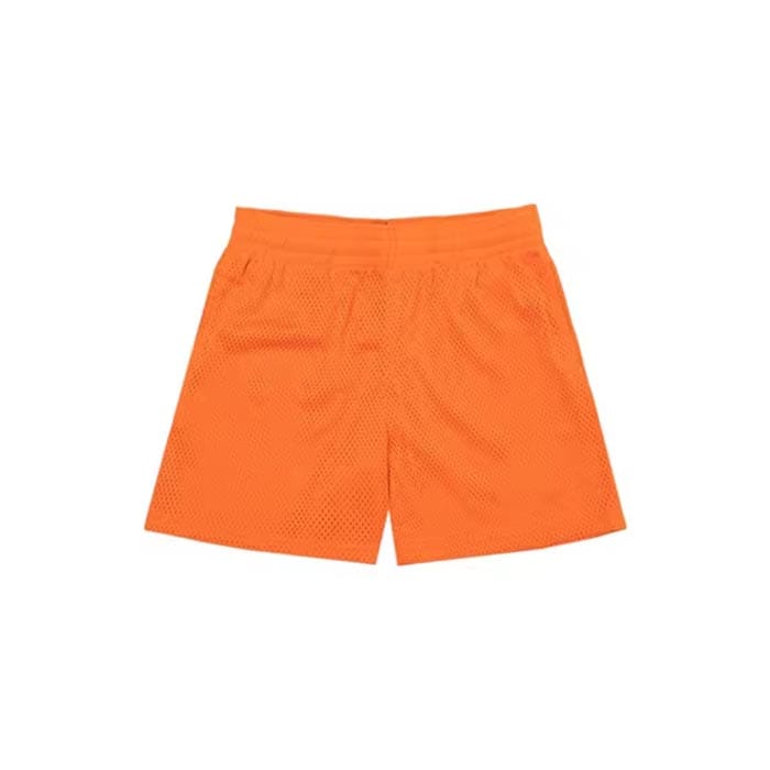 Custom oversized mesh shorts with a relaxed fit and breathable fabric