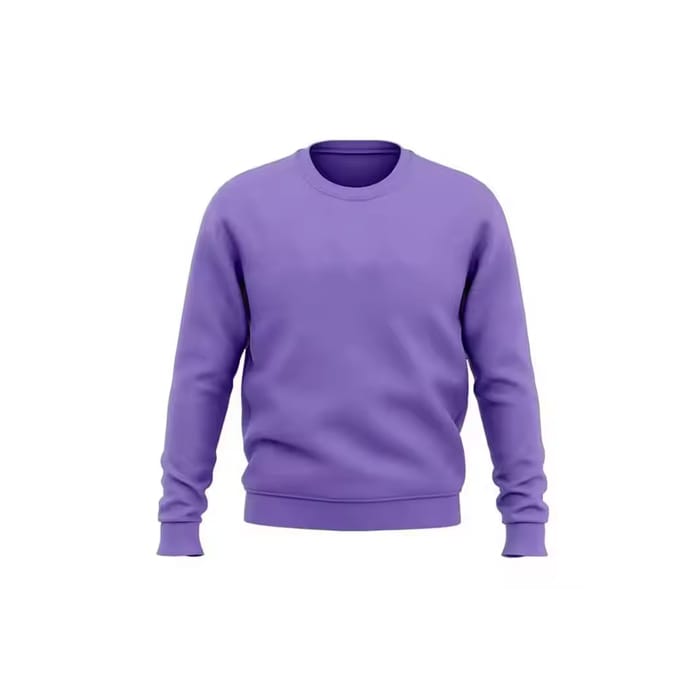Custom regular sweatshirt for men and women – plain design, high-quality fabric, available for customization.