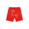 ustom rhinestone logo shorts with premium embellishments and relaxed fit