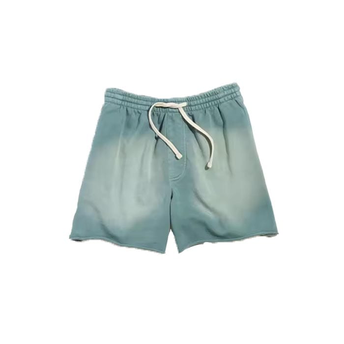 Sunfaded custom shorts with high-quality screen printing and soft-washed fabric