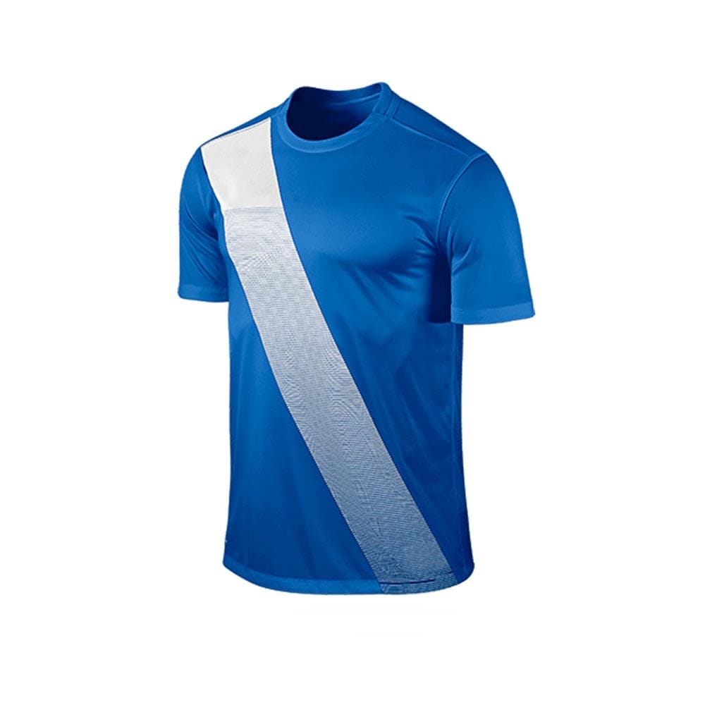 Custom short-sleeve cricket jersey with moisture-wicking fabric and team logo