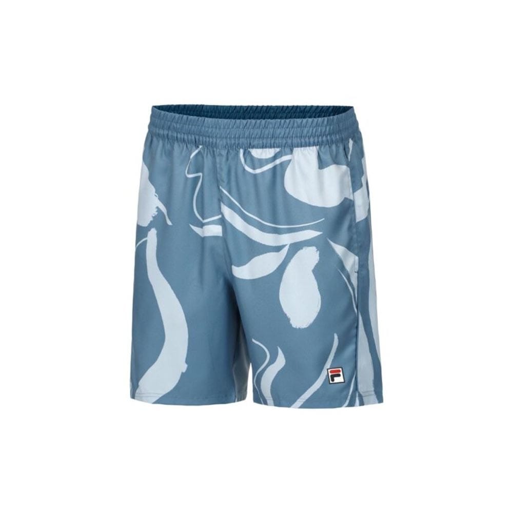 Custom sublimated tennis shorts with vibrant colors and moisture-wicking material