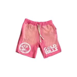 Custom sunfaded shorts with screen-printed graphics and a soft vintage wash
