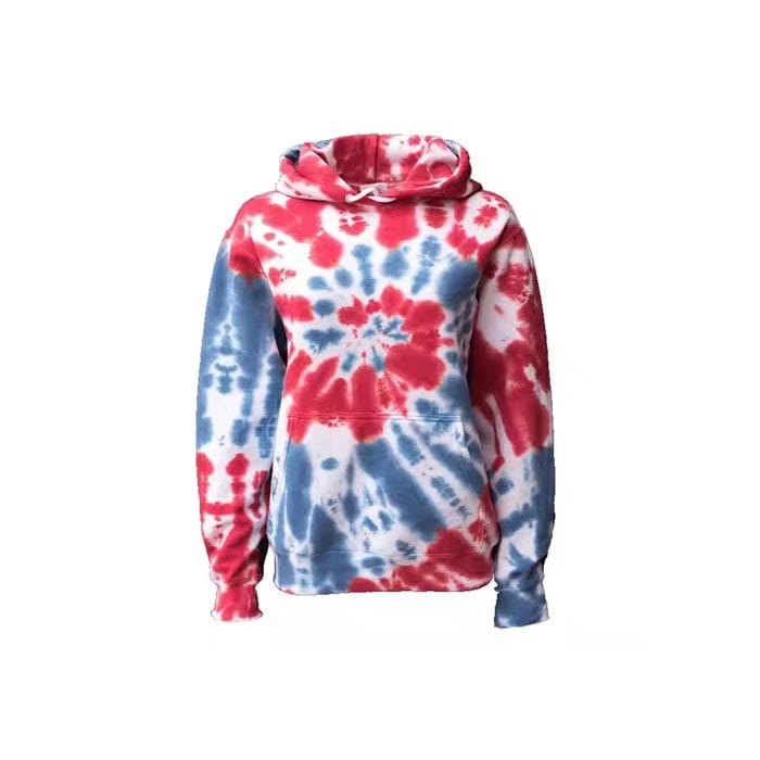Custom Tie-Dye Hoodie with Vibrant Colors