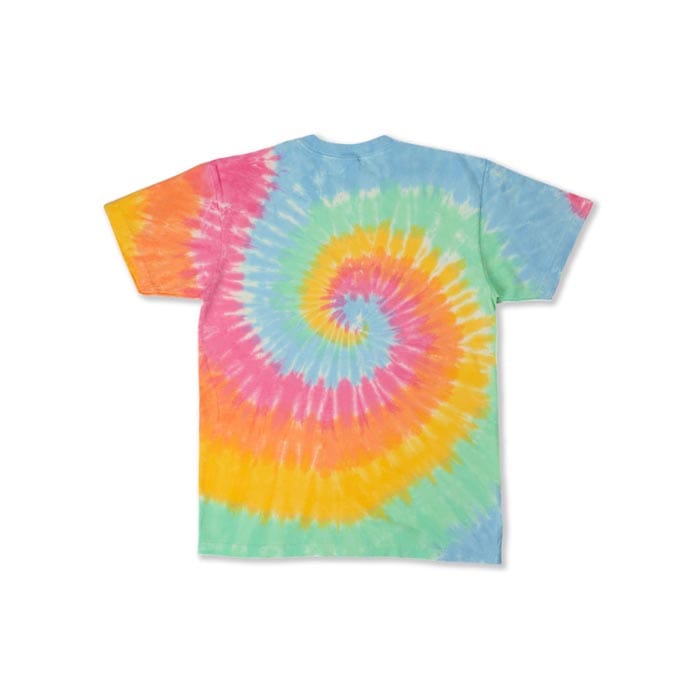 Custom tie-dye t-shirts with vibrant colors