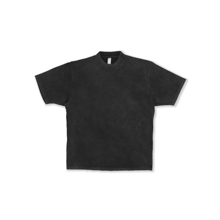 Vintage wash t-shirts with a soft enzyme wash finish
