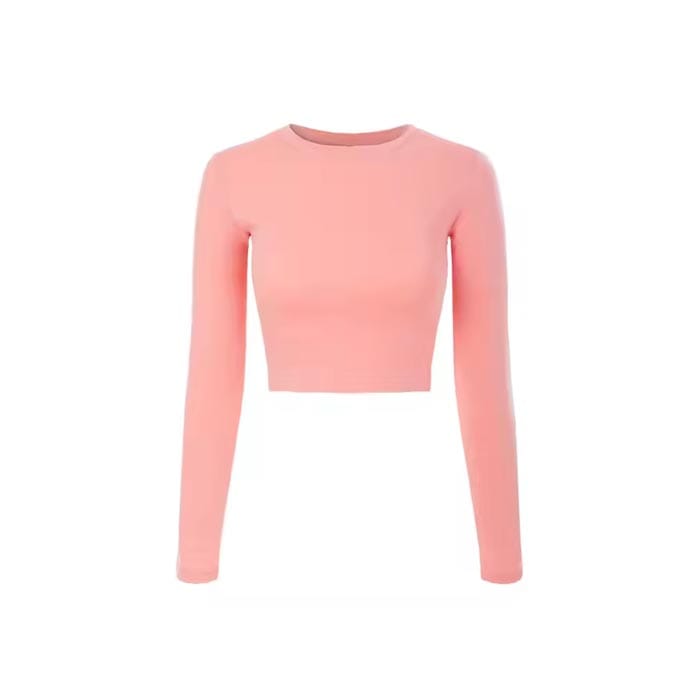 Custom women’s cropped full-sleeve t-shirts with a stylish and fitted design