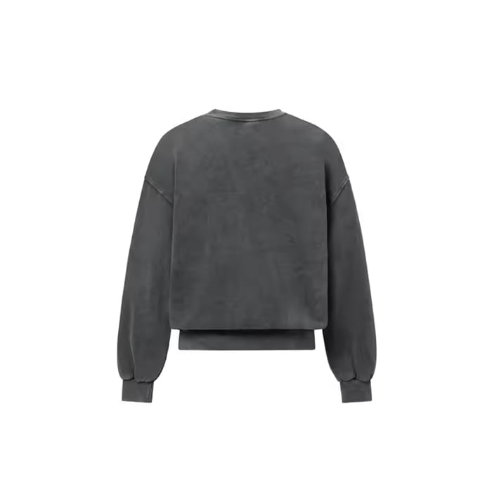 Drop shoulder acid wash sweatshirt – relaxed fit with custom embroidery options.