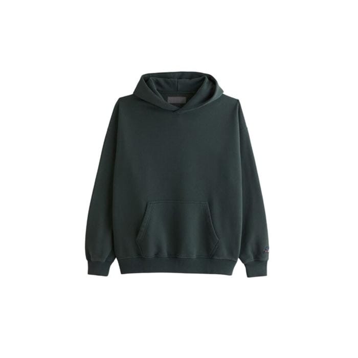 Custom women's drop shoulder hoodie with a relaxed oversized fit