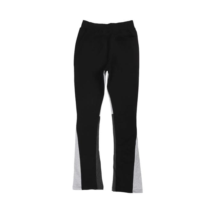 Embroidered flared pants – custom vintage high-waist wide-leg jeans