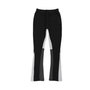 Embroidered flared pants – custom vintage high-waist wide-leg jeans