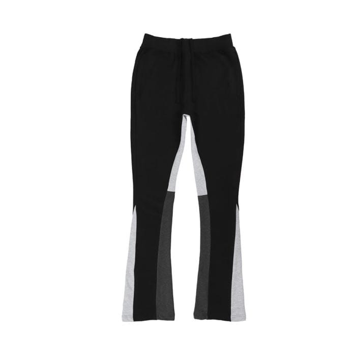 Embroidered flared pants – custom vintage high-waist wide-leg jeans