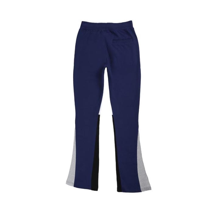 Fleece terry sunfaded flared pants – soft high-waist wide-leg joggers