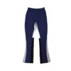 Fleece terry sunfaded flared pants – soft high-waist wide-leg joggers