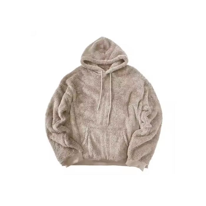 Luxury sherpa fleece hoodie with ultra-soft premium fabric and stylish details.