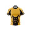 Men's breathable rugby training jersey with moisture-wicking fabric for comfort