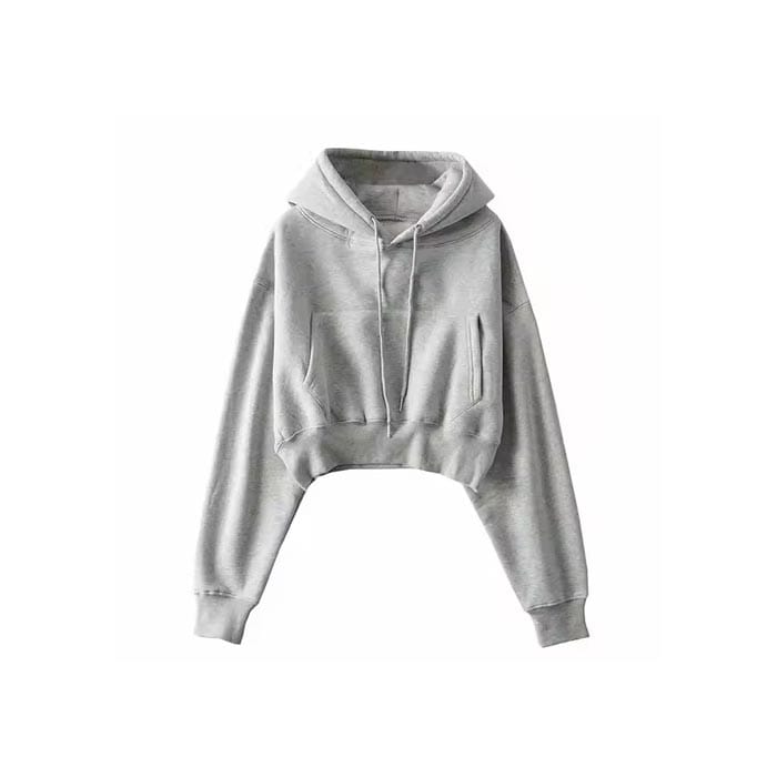 Women's oversized puff printed hoodie with a unique design