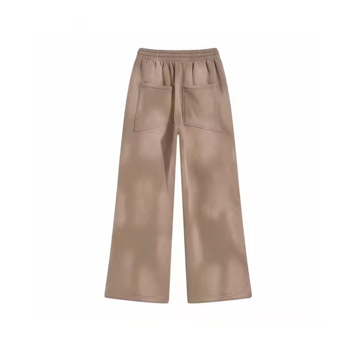 Oversized sunfaded joggers with relaxed fit and faded wash