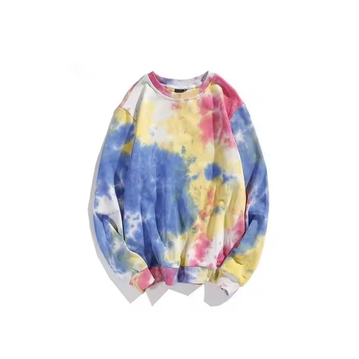 Oversized tie dye sweatshirt – relaxed fit, heavyweight fabric, perfect for fashion brands.