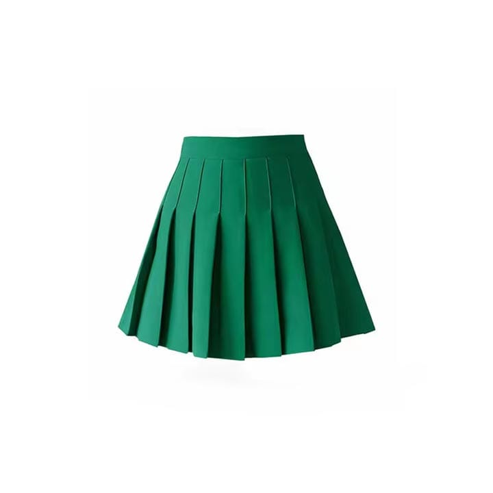 Pleated mini tennis skirt for women with lightweight fabric