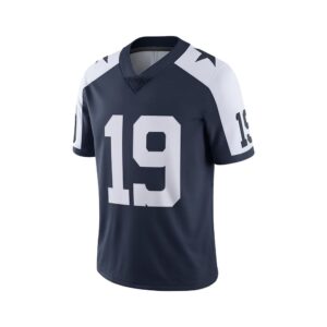 Custom reversible football jersey with dual-color design for home and away games.