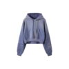 Women's sunfaded hoodie with a soft, washed-out effect