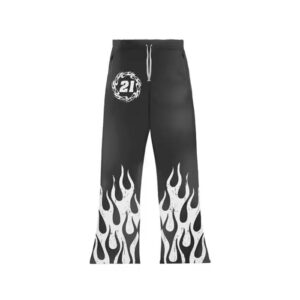 Sunfaded joggers with DTG print for detailed designs