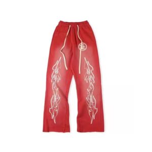 Sunfaded joggers with high-quality screen print logo